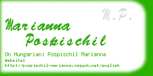marianna pospischil business card